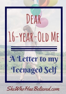 letter to teenaged self