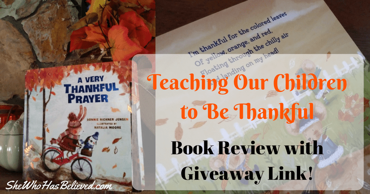 very thankful prayer