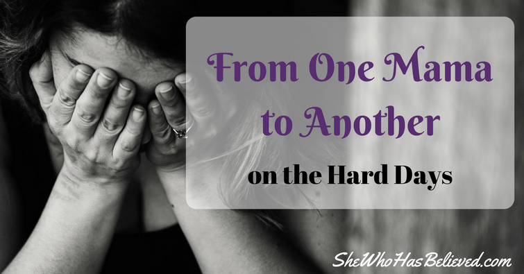 motherhood hard days